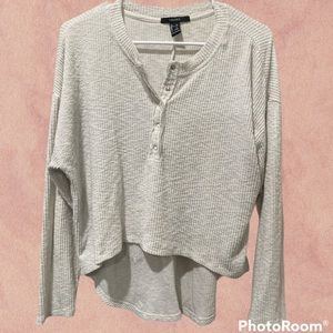 Forever 21 | Off White Sweater Size Large